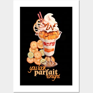 Lovely Orange Parfait With Love Posters and Art